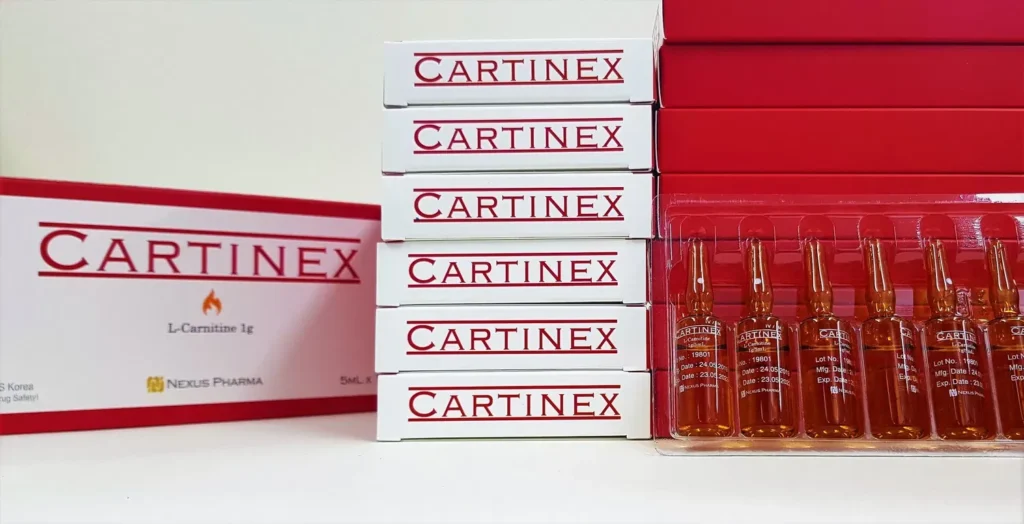 Best Korea Cartinex 5ml*10AMPS Lipolysis Solution Fat Dissolving