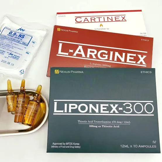 L-Arginex Skinny Drip Set L-Arginine L-Carnitine Thioctic Acid