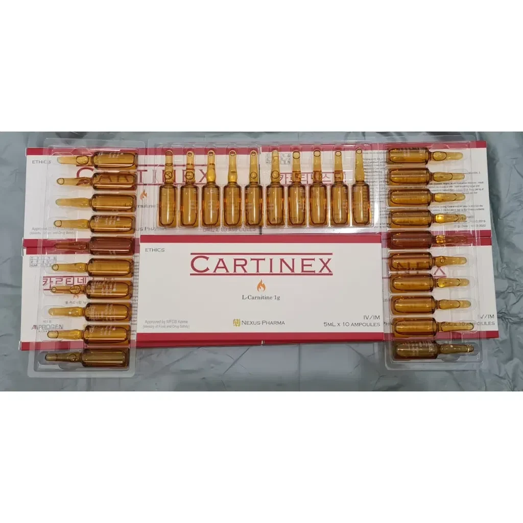 Best Korea Cartinex 5ml*10AMPS Lipolysis Solution Fat Dissolving